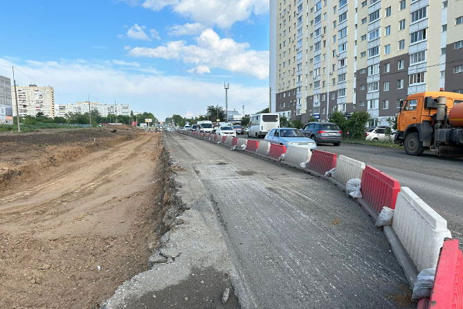 реконструкция дороги Тольятти-Приморский 19-07-2023