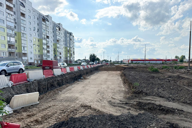 строительство дублера дороги Тольятти-Приомрский