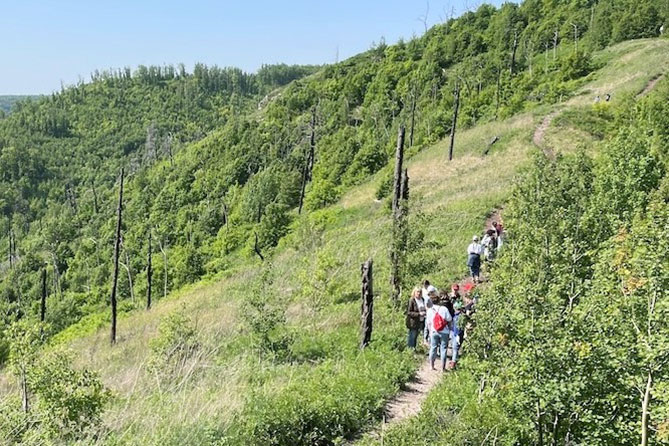 школьники в нацпарке Самарская Лука