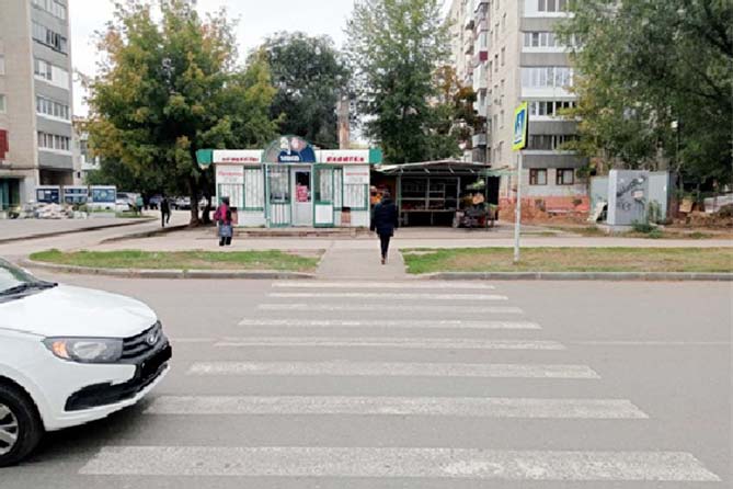 пешеходный переход на бульваре Ленина