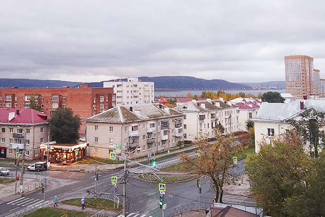 вид на улицу Матросова