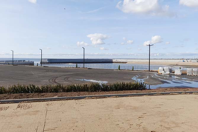 пирс на набережной Автозаводского района