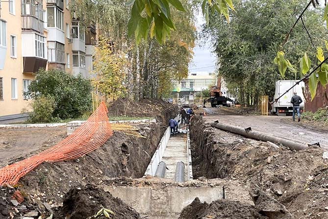 теплосеть на Молодежном бульваре 5