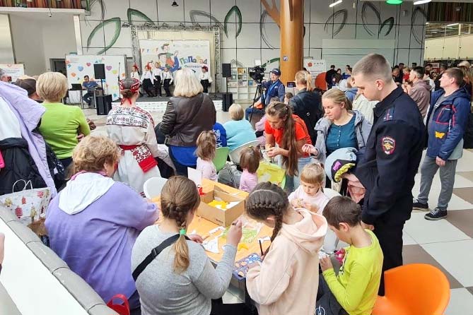 тц акварель магазин день отца дети мероприятие в День отца