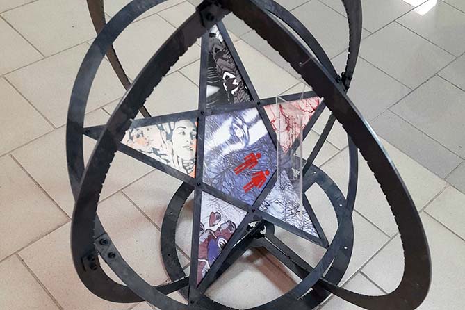 инсталляция на выставке в МАР