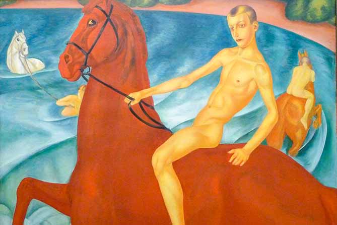 петров водкин купание красного коня картина