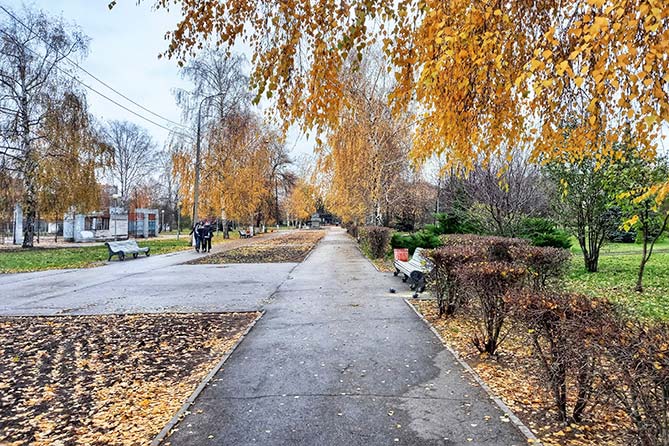 осень в парке Центрального района