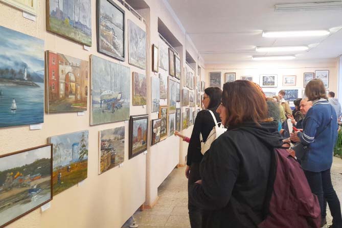 выставка в художественной школе имени репина