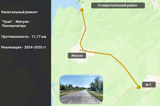 дорога схема жигули ремонт схема ремонта трассы в Ставропольском районе