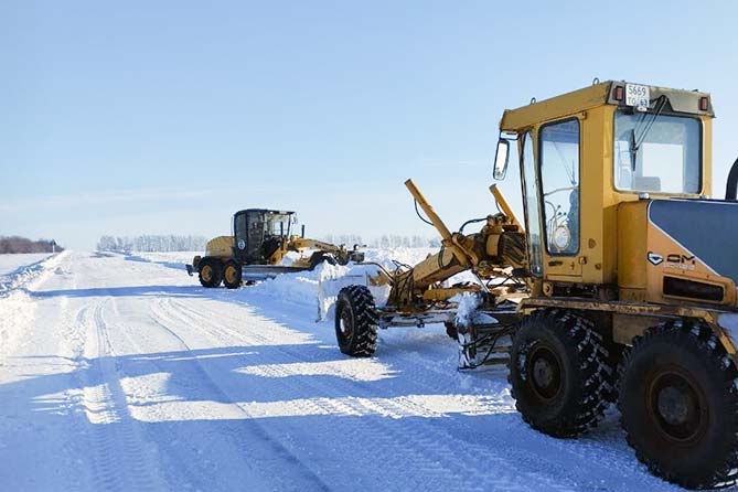 расчистка дороги в Самарской области