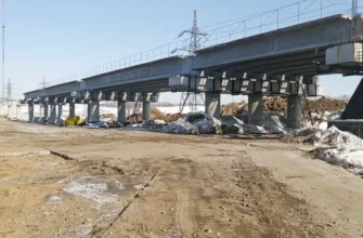 стройка мостового перехода на М5