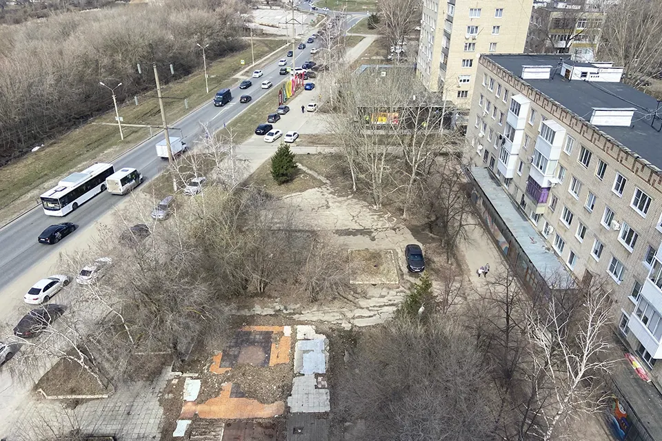 территория для карманного парка на улице Лесной