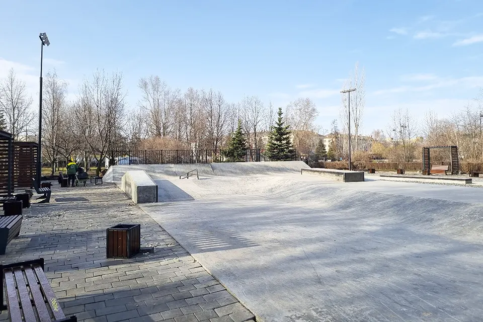 скейт-площадка в Центральном парке