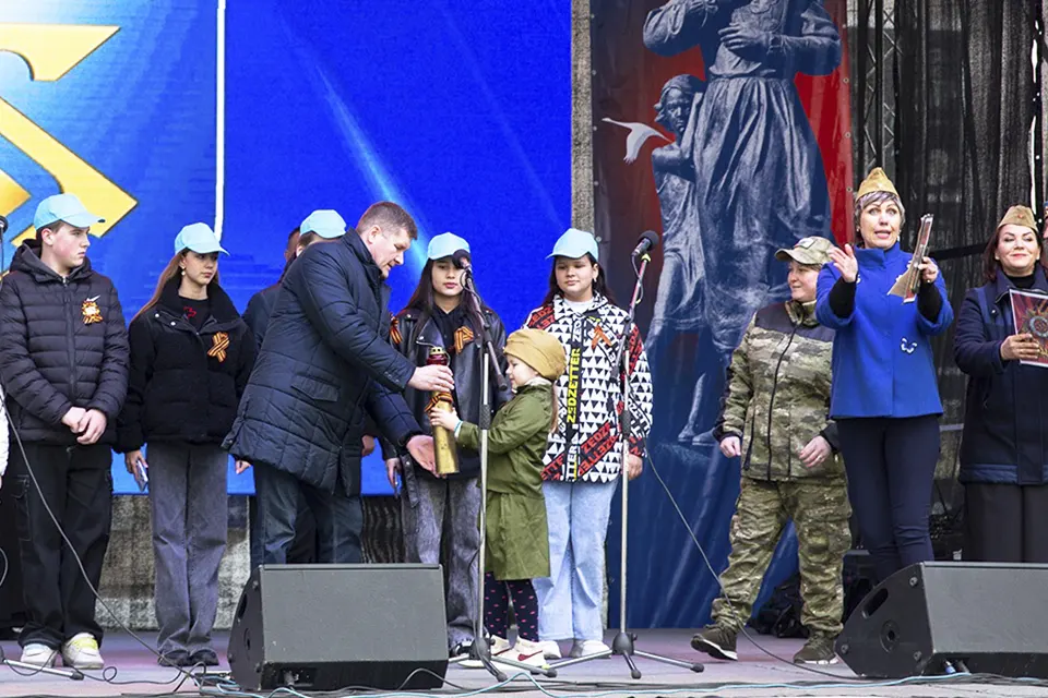 Вечный огонь с Саур-Могилы