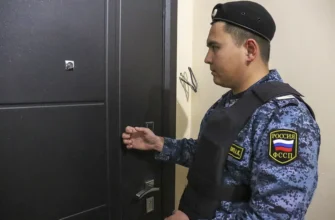 Судебный пристав стучится в дверь