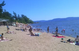 жители Тольятти на Итальянском пляже