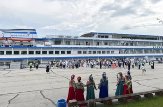 встреча туристов в порту