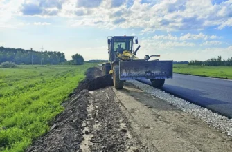 ремонт дороги верхний асфальтовый слой