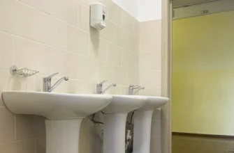 новые раковины в школе
