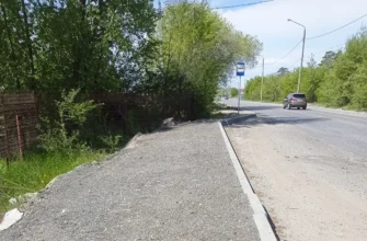 тротуар на улице Никонова