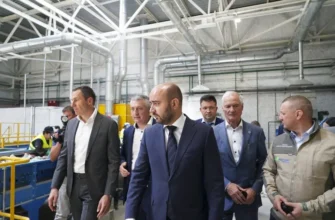 глава региона на мусороперерабатывающем комплексе