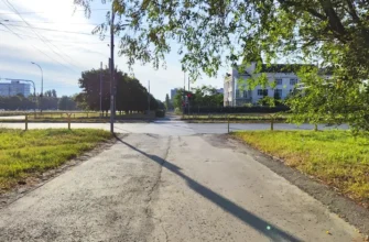 пешеходный переход на улице Юбилейной