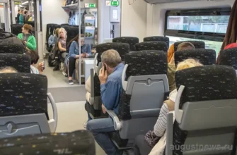 пассажиры поезда ласточка