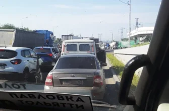 пробка на М-5 в сторону Сызрани