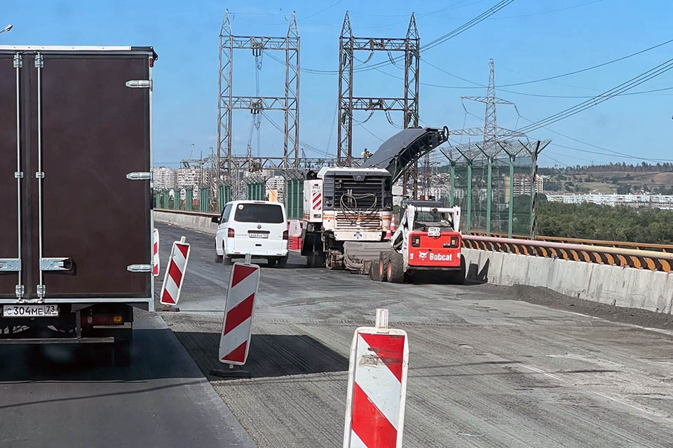 ремонт дорога жигулевская гэс м5 пробка делают ремонт дороги на ГЭС