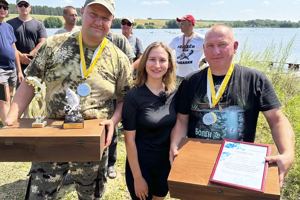 победители турнира по рыбной ловле
