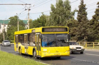 автобус № 13 на улице Мира