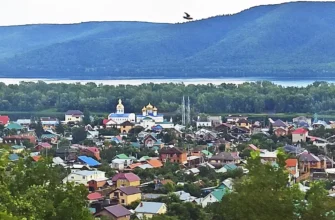 дома и церковь в Федоровке
