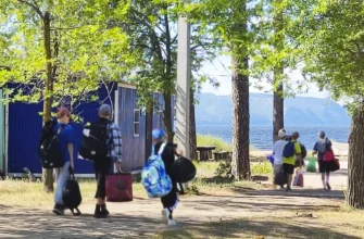 дети в лагере Гранит