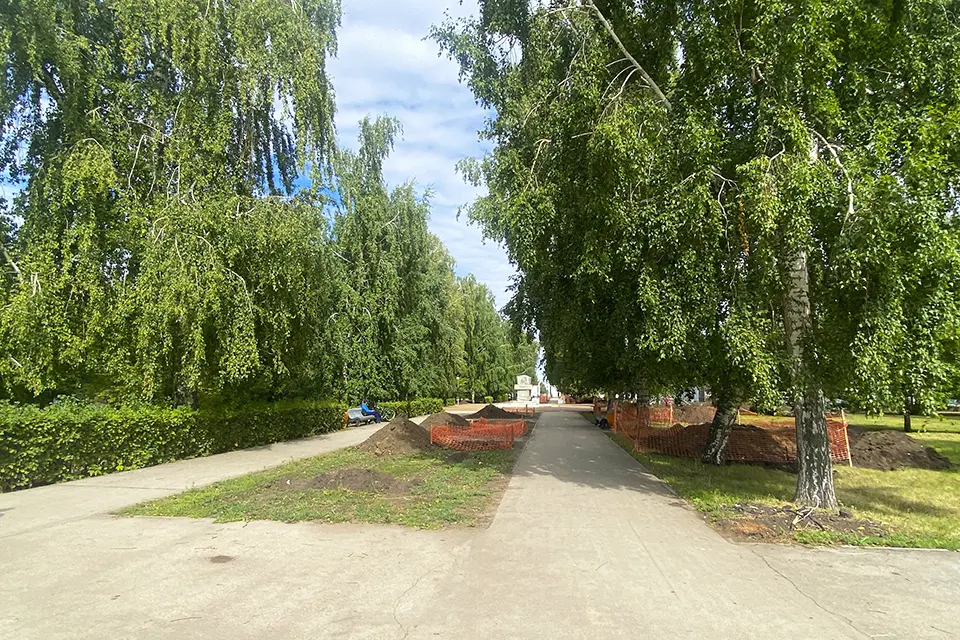 парк центральный аллея реконструкция благоустройство аллеи в парке Центрального района