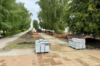 ремонт аллеи в парке