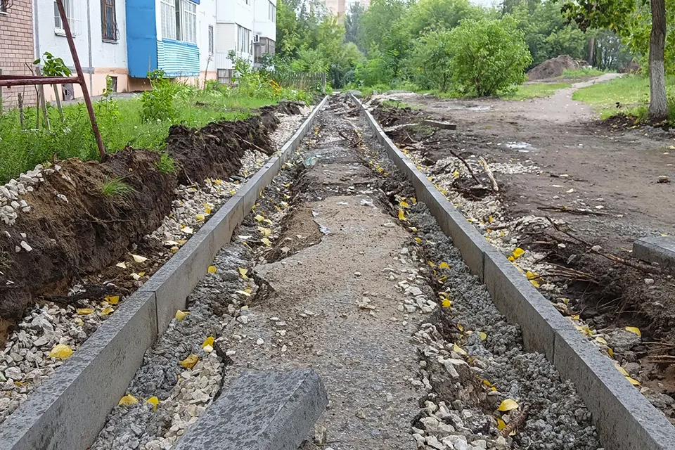 ремонт тротуара