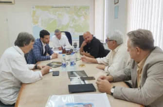 рабочая встреча с автором стелы на М-5