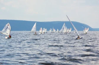 парусная регата в Куйбышевском водохранилище
