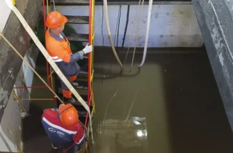 насос затоплен стоками