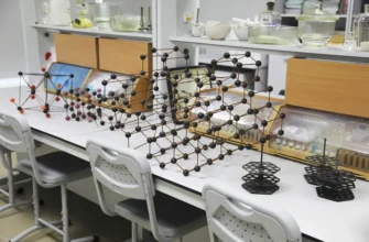 оборудование в обновленном кабинете химии