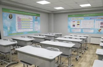 обновленный кабинет химии в лицее 37