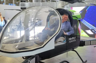 мужчина в аэротакси