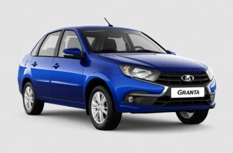 LADA Granta цвета синий металлик