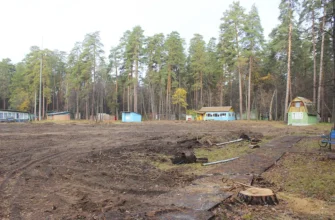 территория для строительства нового жилого корпуса в лагере