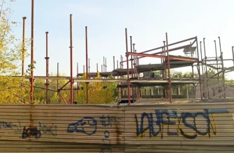 недостроенное здание на улице Спортивной