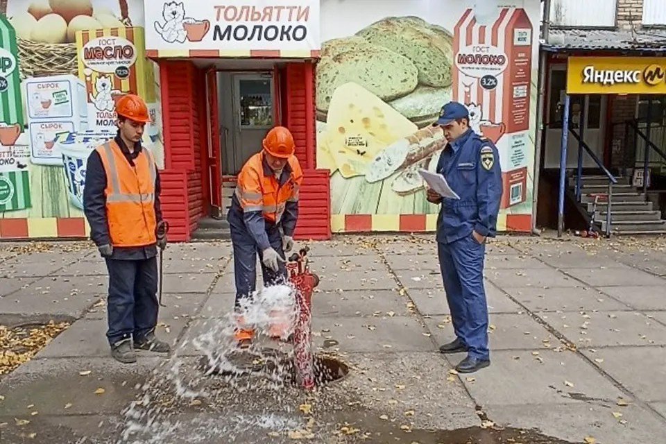 проверка пожарного гидранта