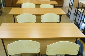 новые парты в классе