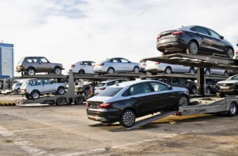 отгрузка автомобилей Lada Aura с завода