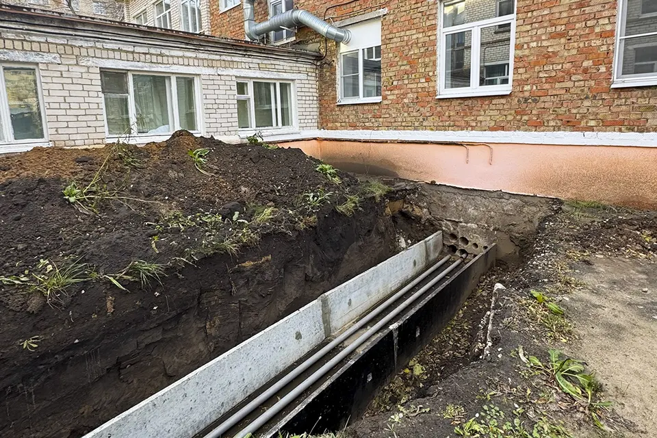 ремонт коммунальных сетей в детсаду