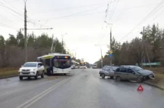 ДТП с участием троллейбуса